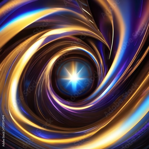 Abstract energy sphere, pulsating and radiating light, dynamic cosmic phenomenon4