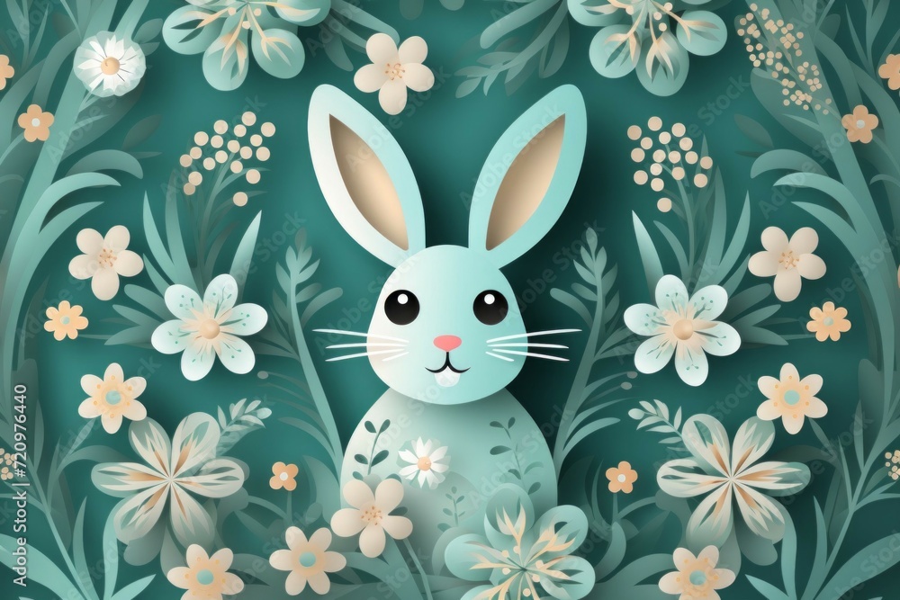 Easter pattern or backdrop. Background with selective focus and copy space