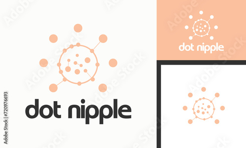 vector circular dot Innovation sun solar logo idea