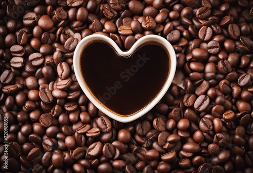  heart beans coffee shape natural