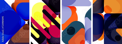 Geometric elements abstract backgrounds for wallpaper, business card, cover, poster, banner, brochure, header, website