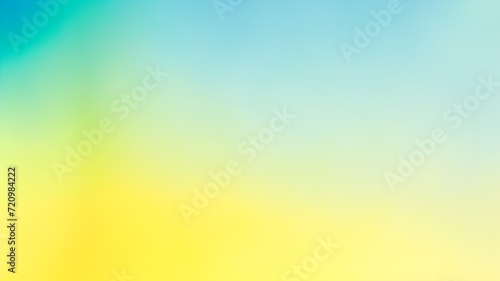 watercolor Yellow green blue turquoise grainy gradient background noise texture effect summer photo
