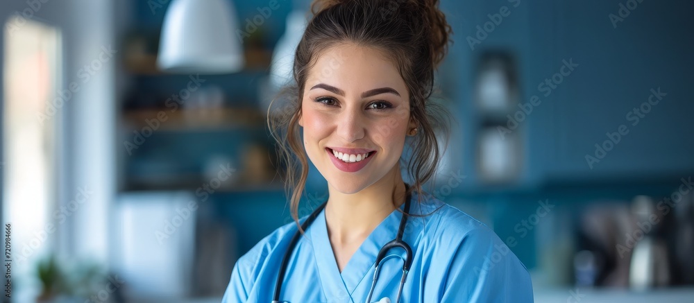 Confident Nurse Shines during Medical Interview Confident Nurse Shines during Medical Interview