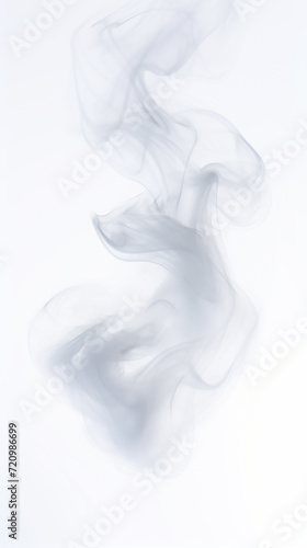 Abstract white smoke on a light background