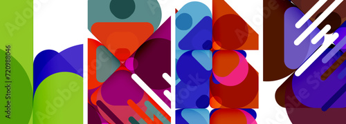 Geometric elements abstract backgrounds for wallpaper, business card, cover, poster, banner, brochure, header, website