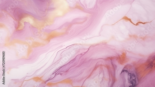 Marble texture of pink marble with gold veins for your design. © PETR BABKIN