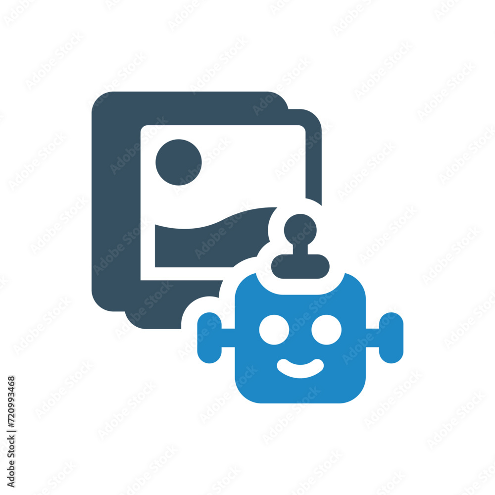 image bot icon vector illustration image bot icon vector illustration