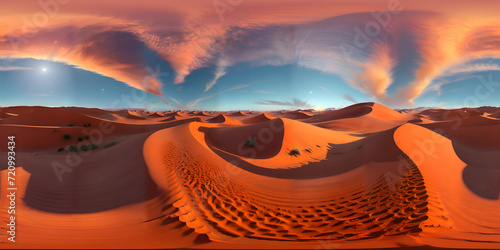 desert panorama 006 Sunset photo