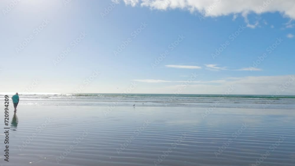 Serene Winter Day at Empty Pismo Beach Serene Winter Day at Empty Pismo Beach