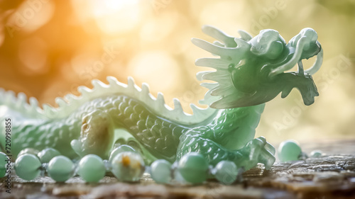 jewelry jade dragon photo