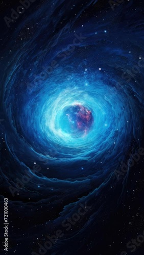 Spiraling Splendor: The Enigma of the Blue Wheel Galaxy