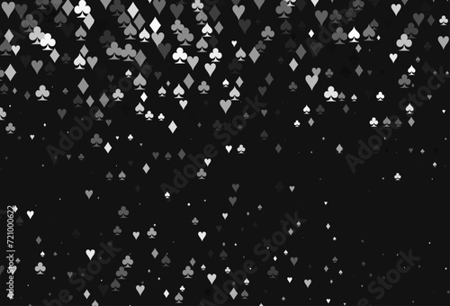 Light Silver, Gray vector layout with elements of cards.