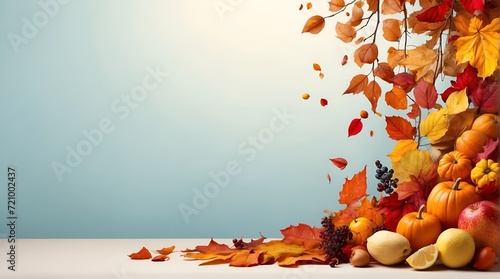 autumn leaves on the background, autumn leaves border, autumn leaves frame, atumn background for design, autmn banner design photo