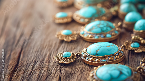 blue turquoise jewelry, beautiful necklace for fashion dress