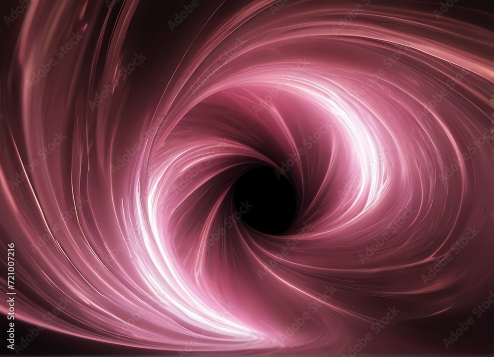 Abstract pink neon background in black hole at the center of the vortex and Particles luminous traces from Generative AI Abstract pink neon background in black hole at the center of the vortex and Particles luminous traces from Generative AI