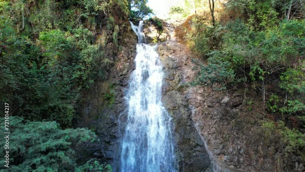 Tracking shot along a waterfall. Tracking shot along a waterfall.
