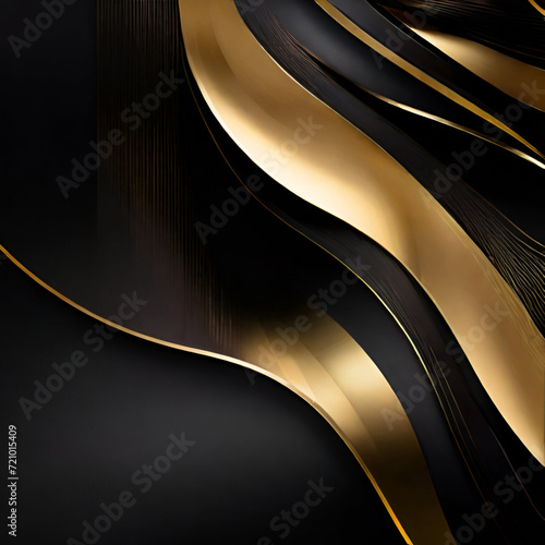 Beautiful abstract gold and black background jpg.