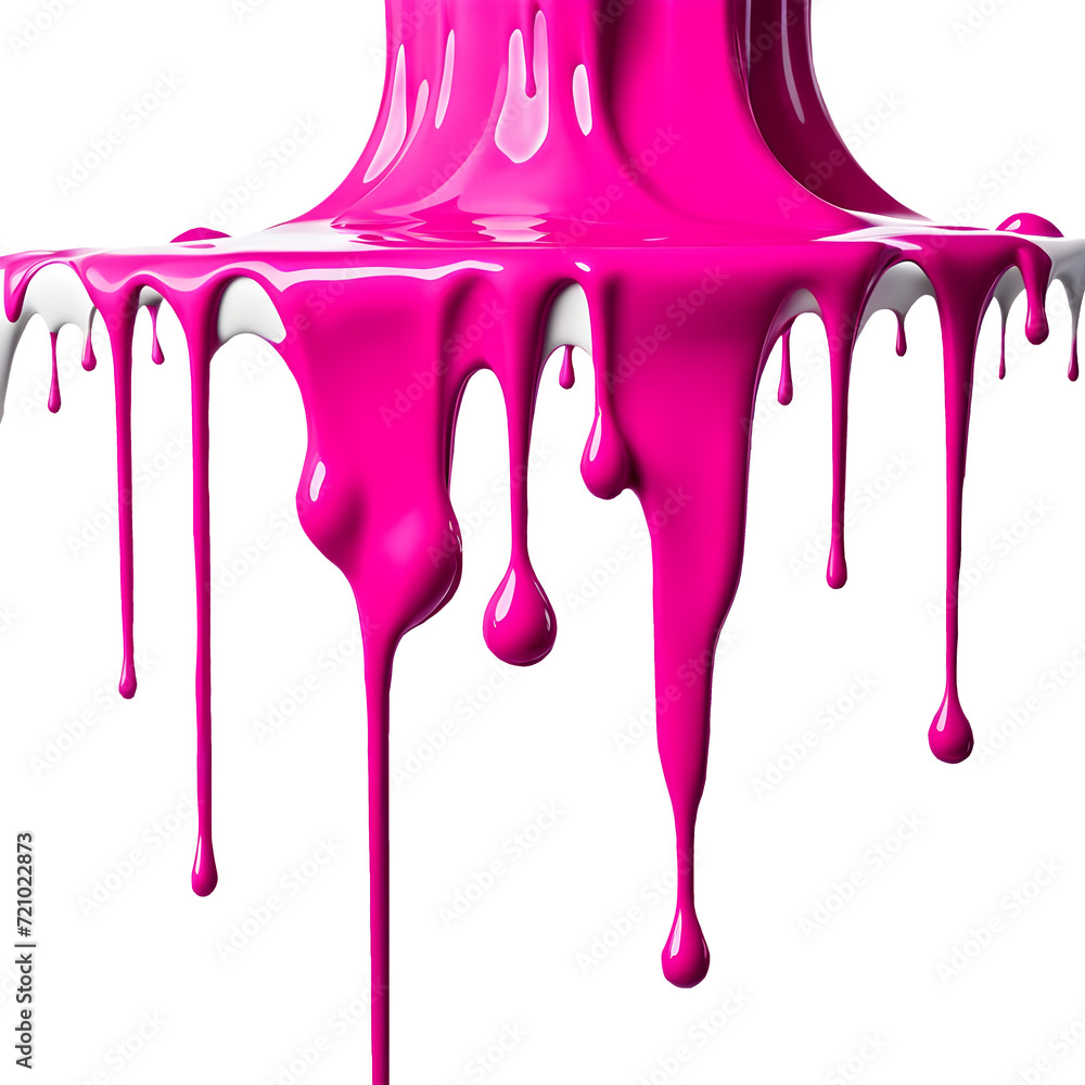 pink paint splash