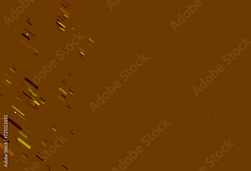 Light Yellow, Orange vector texture with colorful lines.
