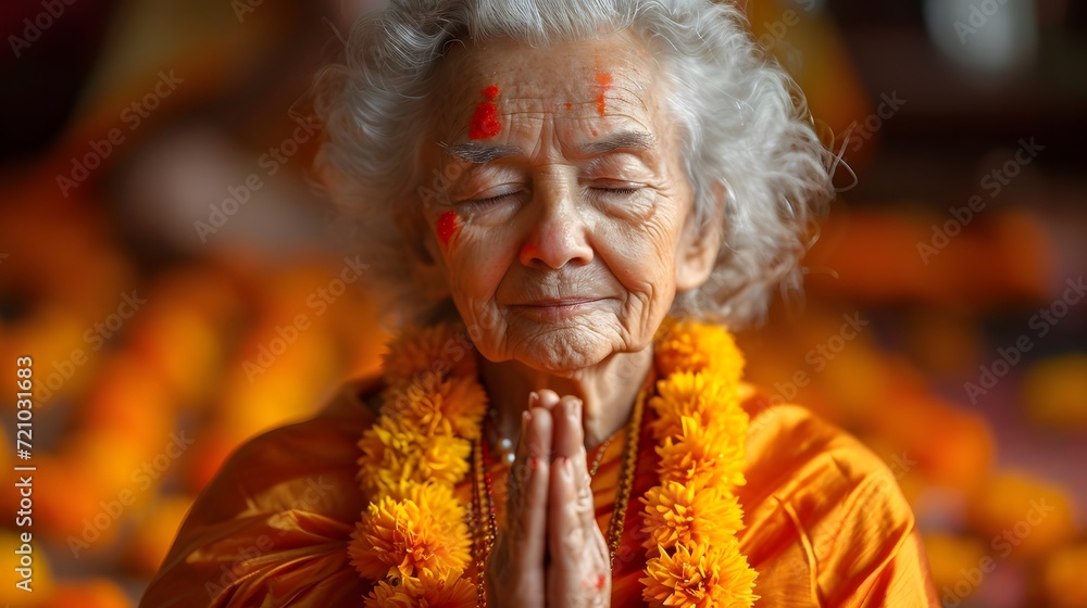 Holi with images of people participating in prayers and rituals