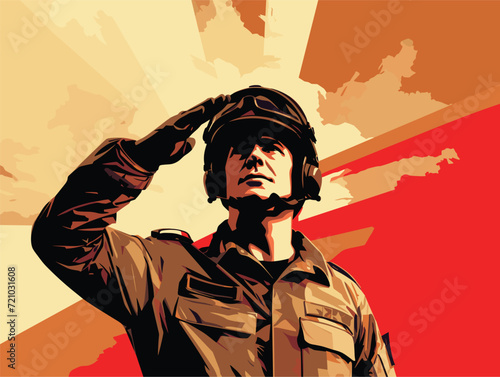 army soldier salute
