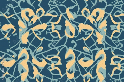 Luxury Orchid wallpaper design vector. Tropical pattern design. Vintage seamless pattern.