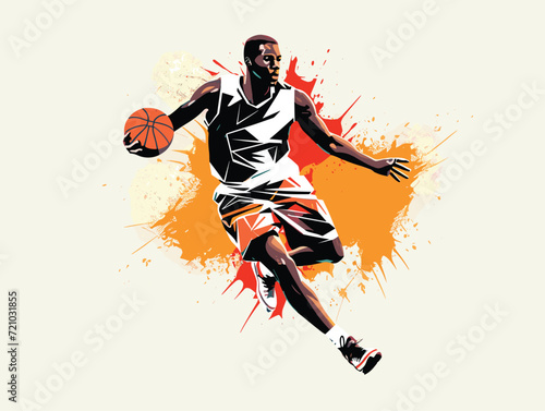  player playing basketball