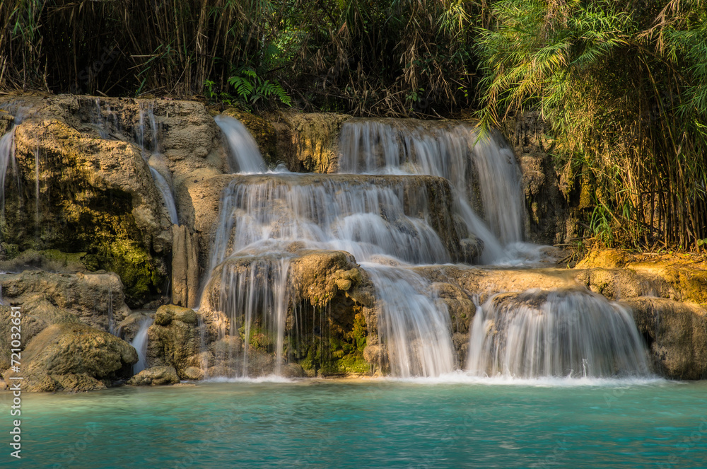 Kuang Si waterfall in Laos
