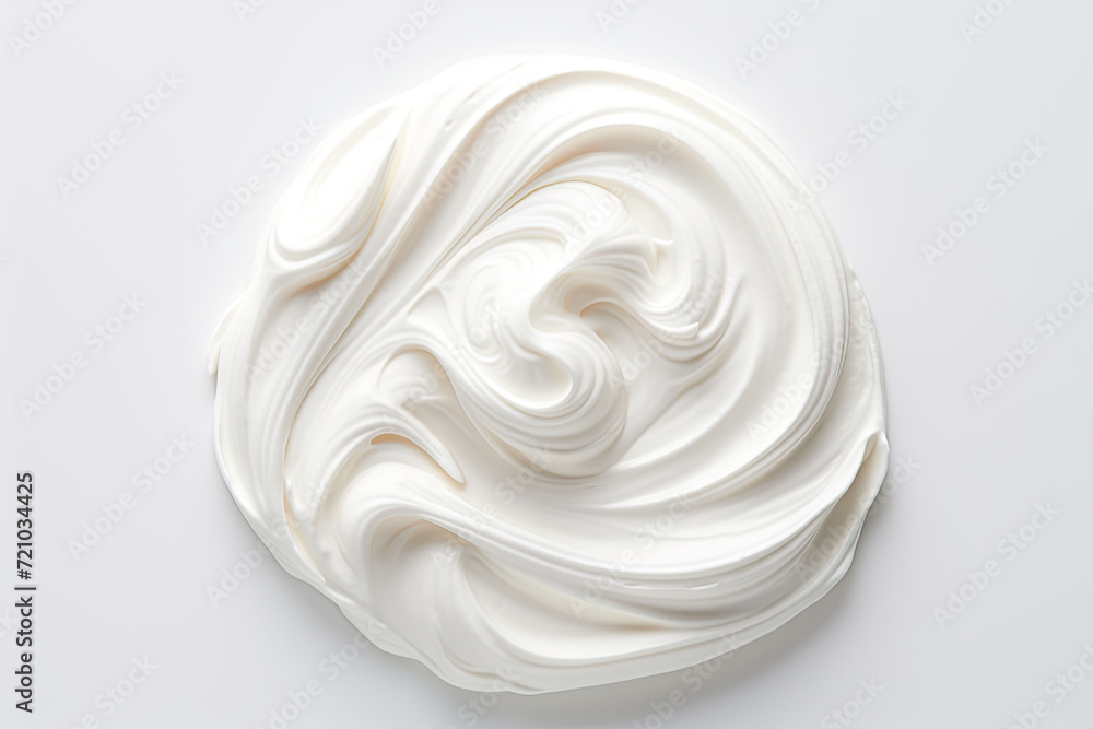 Close up of white whipped cream swirl texture for background and design. Close up of white whipped cream swirl texture for background and design.