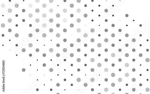 Light Silver, Gray vector pattern with spheres. Illustration with set of shining colorful abstract circles. Template for your brand book.