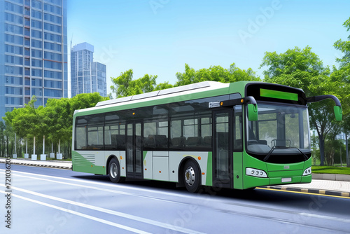 한국 서울 도심을 달리는 빨간버스 초록버스 파랑버스 한국 대중교통 seoul korea bus