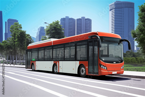 한국 서울 도심을 달리는 빨간버스 초록버스 파랑버스 한국 대중교통 seoul korea bus