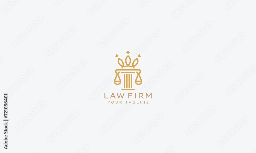 Attorney and lawyers logo design vector template Attorney and lawyers logo design vector template