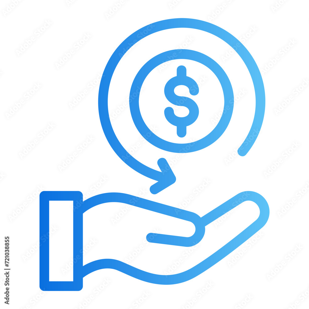 cashback gradient icon