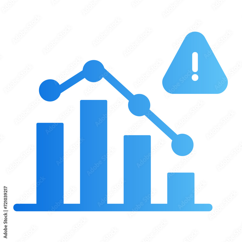 risk management gradient icon risk management gradient icon