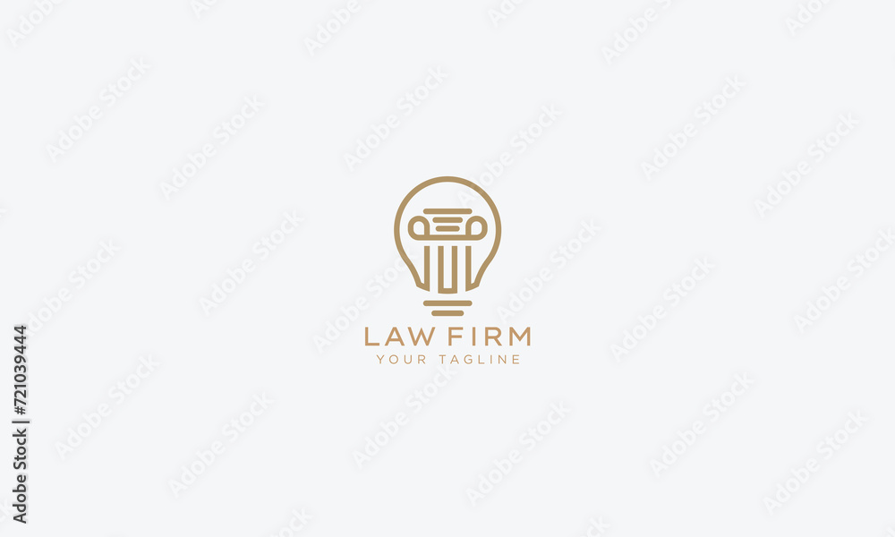 Attorney and lawyers logo design vector template Attorney and lawyers logo design vector template