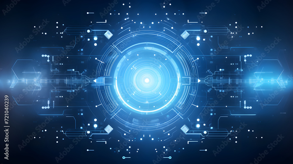 Fototapeta premium Abstract technology background Hi-tech communication concept futuristic digital innovation background vector illustration