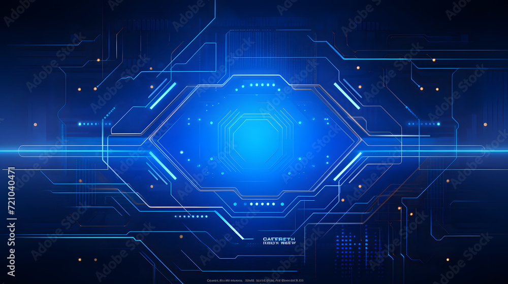 Fototapeta premium Abstract technology background Hi-tech communication concept futuristic digital innovation background vector illustration