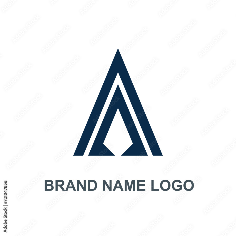 Modern letter A vector companies logo Modern letter A vector companies logo