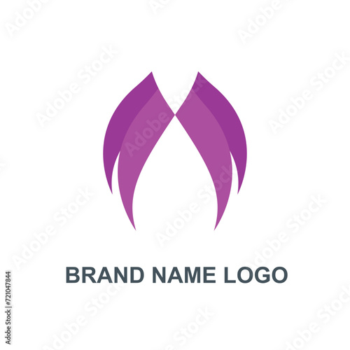 Modern letter A vector companies logo