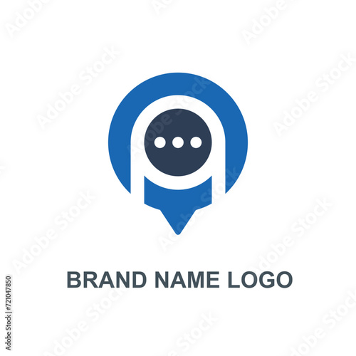 Modern letter A vector companies logo