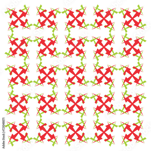 Seamless pattern with flowers and leaves