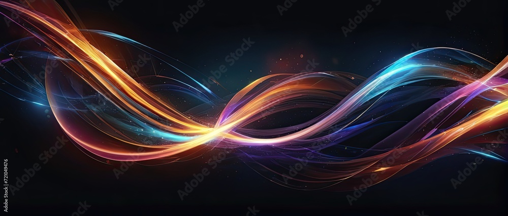 abstract background with glowing lines. abstract background with glowing lines.