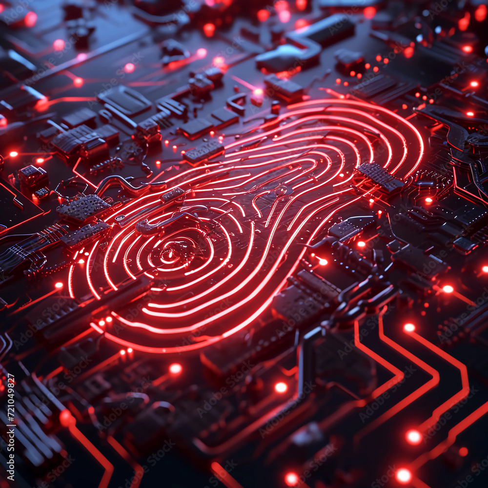 Digital biometric security and identify by finger Digital biometric security and identify by finger