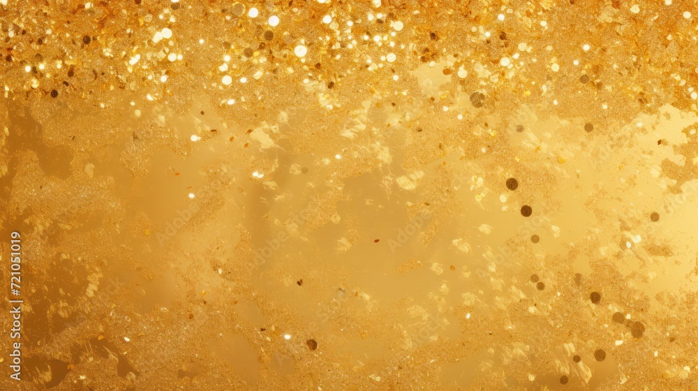 Abstract gold background. Gold glitter texture. Golden grunge background. Generative AI