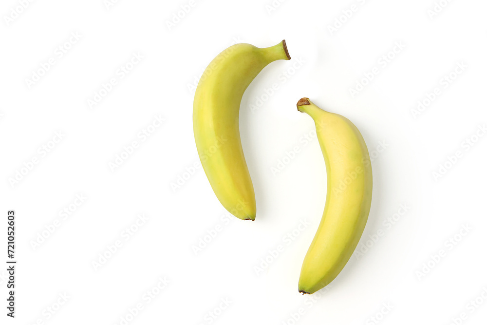 banana bunch isolated in white background banana bunch isolated in white background