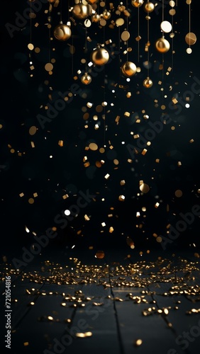 New Year's Eve Celebration Background Generative AI
