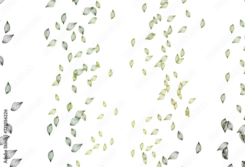 Light Green, Yellow vector sketch texture. Light Green, Yellow vector sketch texture.