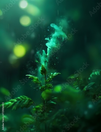 fern in the rain, Generative AI