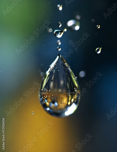 Wallpaper Mural drop of water, Generative AI Torontodigital.ca